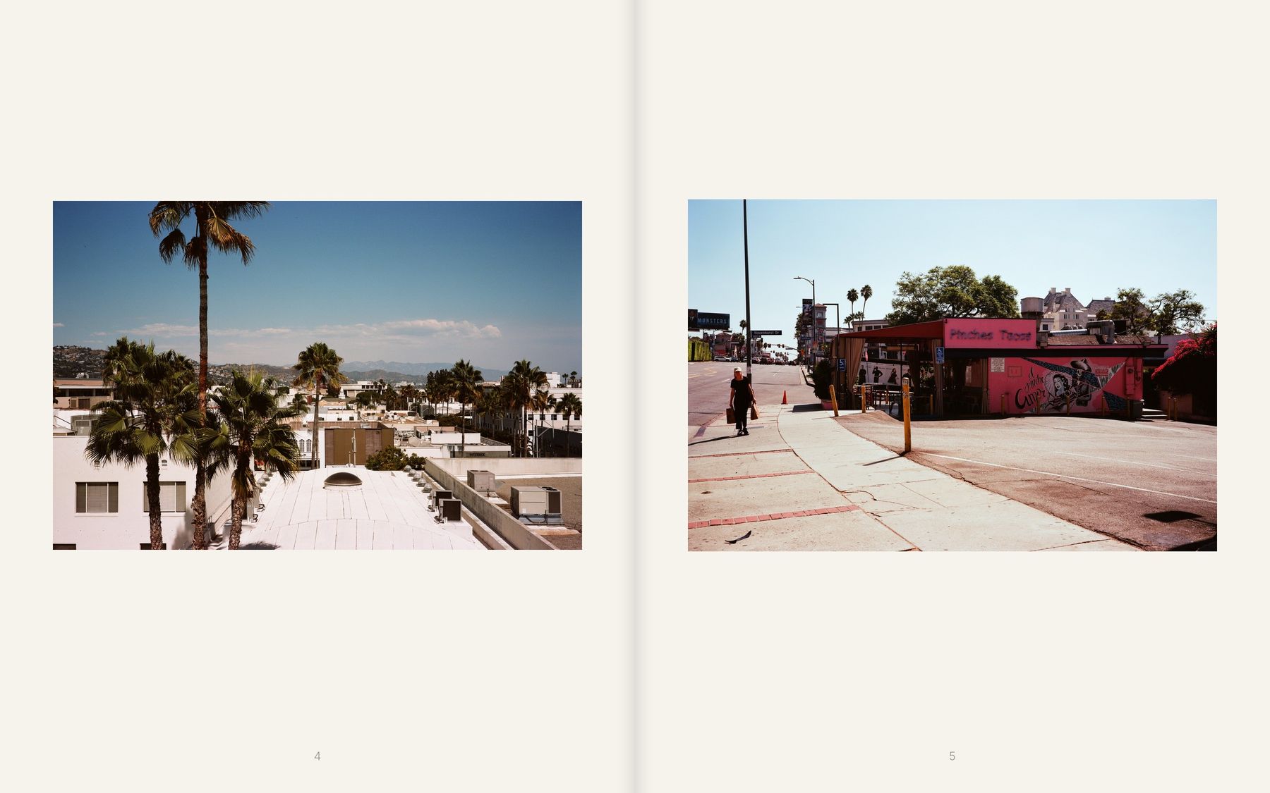 34° N, pages 4–5 du livre